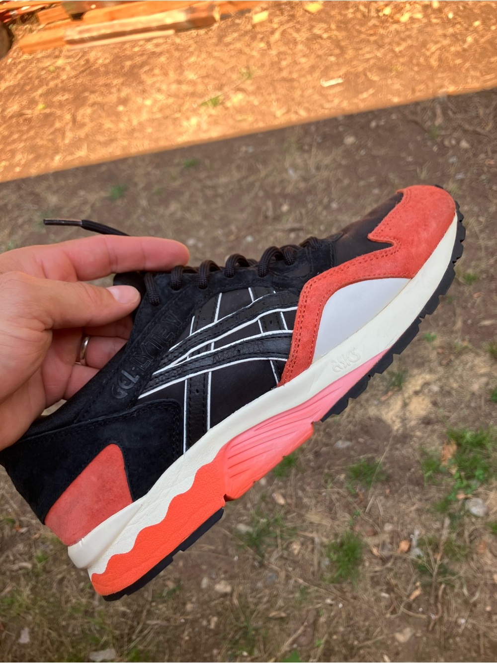 Bait x ASICS gel lite v bay pack sf giants rare sz 9